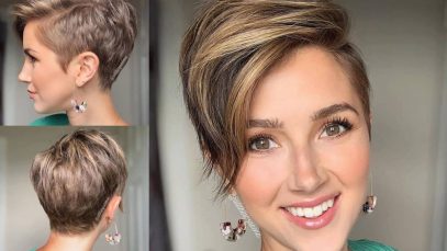 Taglio Pixie cut corto visto da varie prospettive